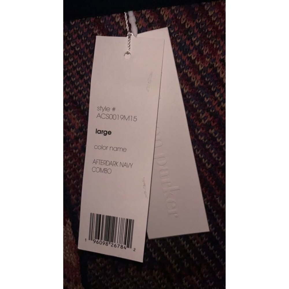 Nordstrom’s new with tags cardigan $85 retail large navy swirl asking 20$ sweate - Picture 6 of 6